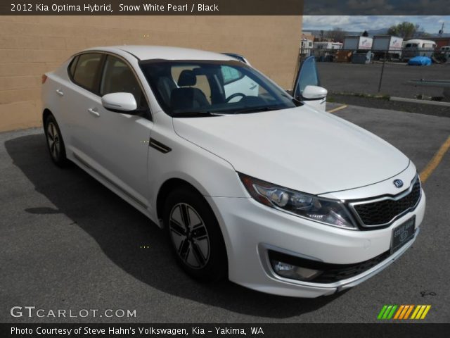2012 Kia Optima Hybrid in Snow White Pearl