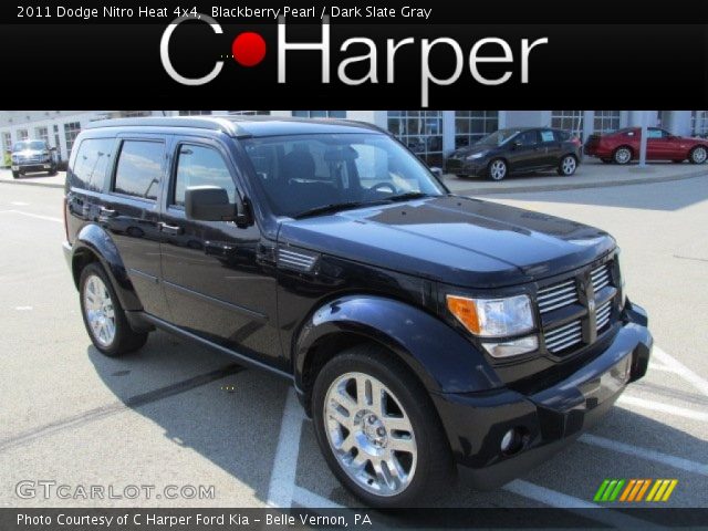 2011 Dodge Nitro Heat 4x4 in Blackberry Pearl