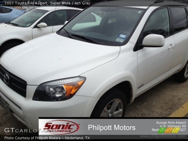 2007 Toyota RAV4 Sport in Super White
