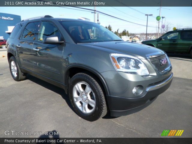 2011 GMC Acadia SLE AWD in Gray Green Metallic