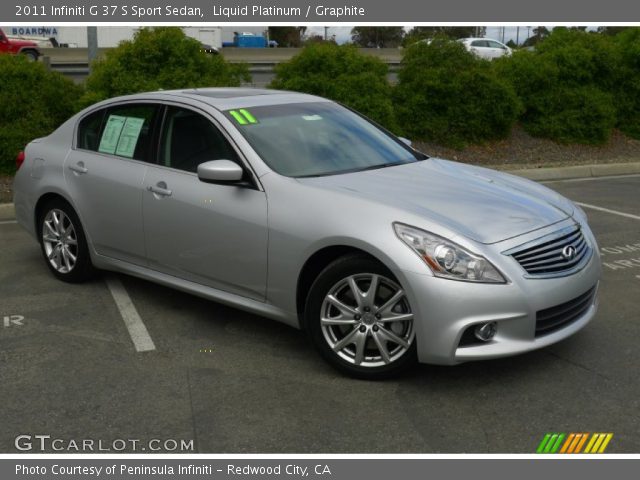 2011 Infiniti G 37 S Sport Sedan in Liquid Platinum