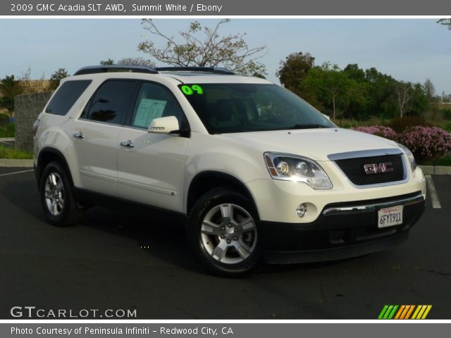 2009 GMC Acadia SLT AWD in Summit White