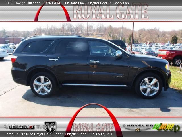 2012 Dodge Durango Citadel AWD in Brilliant Black Crystal Pearl