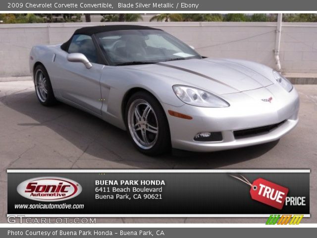 2009 Chevrolet Corvette Convertible in Blade Silver Metallic