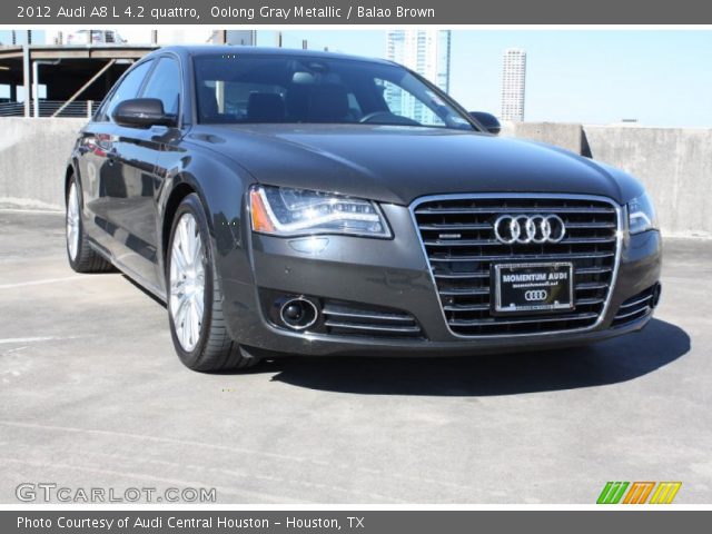 2012 Audi A8 L 4.2 quattro in Oolong Gray Metallic