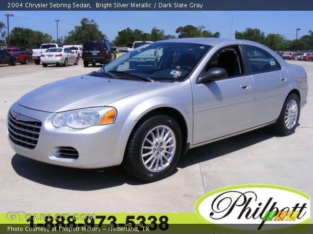 2004 Chrysler Sebring Sedan in Bright Silver Metallic