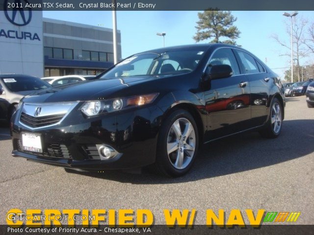 2011 Acura TSX Sedan in Crystal Black Pearl