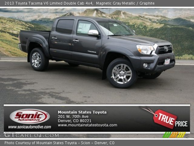 2013 Toyota Tacoma V6 Limited Double Cab 4x4 in Magnetic Gray Metallic