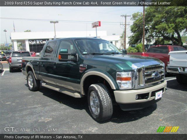 2009 Ford F250 Super Duty King Ranch Crew Cab 4x4 in Forest Green Metallic