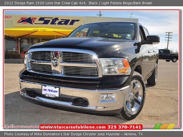 2012 Dodge Ram 1500 Lone Star Crew Cab 4x4 in Black