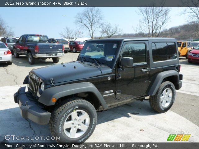 2013 Jeep Wrangler Sport 4x4 in Black