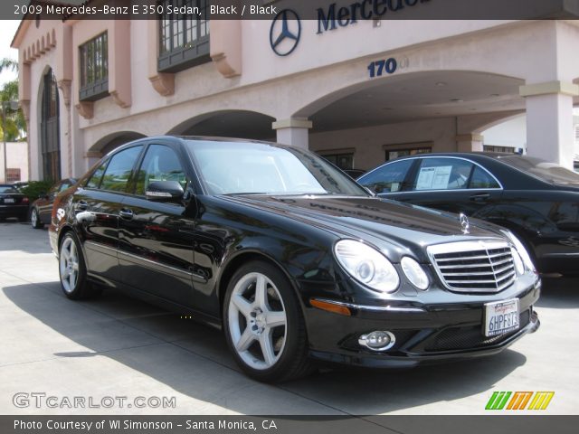 2009 Mercedes-Benz E 350 Sedan in Black