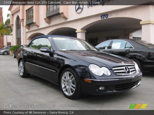 2009 Mercedes-Benz CLK 350 Cabriolet in Capri Blue Metallic
