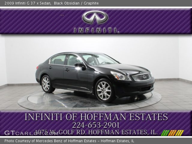 2009 Infiniti G 37 x Sedan in Black Obsidian