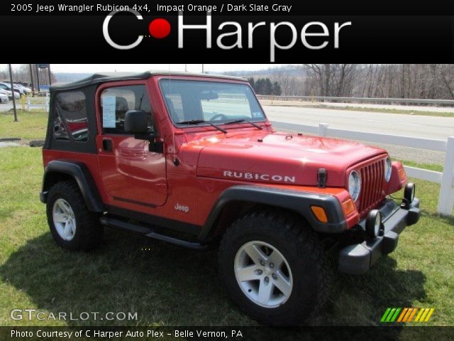 2005 Jeep Wrangler Rubicon 4x4 in Impact Orange