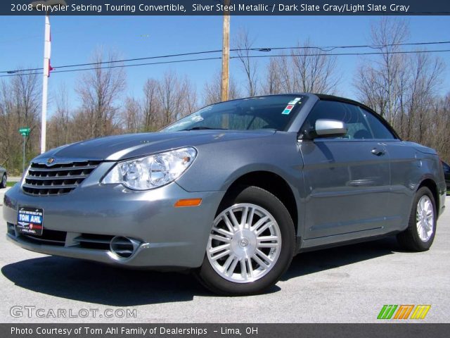 2008 Chrysler Sebring Touring Convertible in Silver Steel Metallic