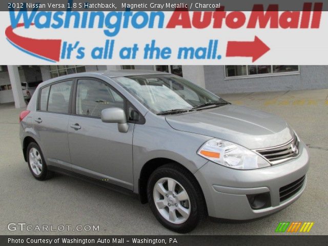 2012 Nissan Versa 1.8 S Hatchback in Magnetic Gray Metallic