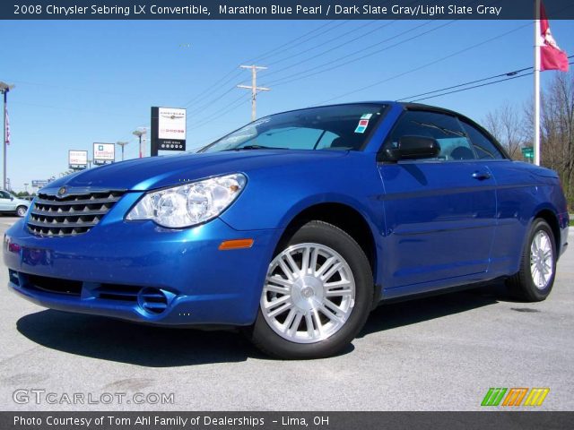 2008 Chrysler Sebring LX Convertible in Marathon Blue Pearl
