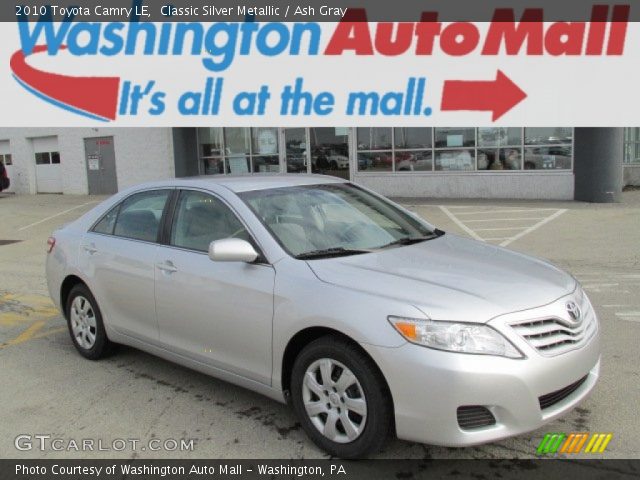 2010 Toyota Camry LE in Classic Silver Metallic
