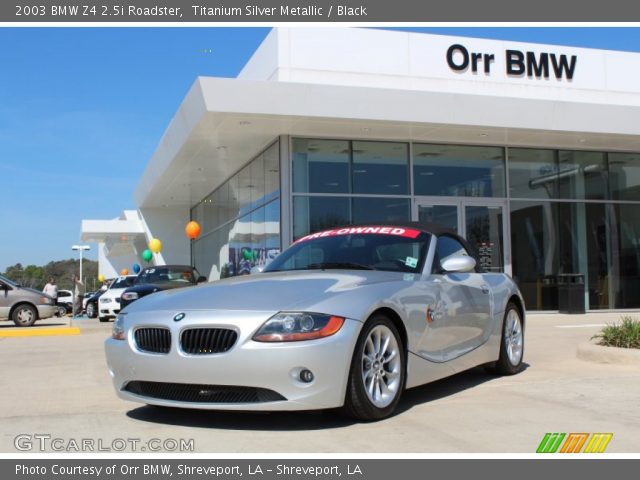 2003 BMW Z4 2.5i Roadster in Titanium Silver Metallic