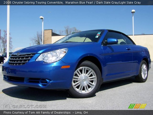 2008 Chrysler Sebring Touring Convertible in Marathon Blue Pearl