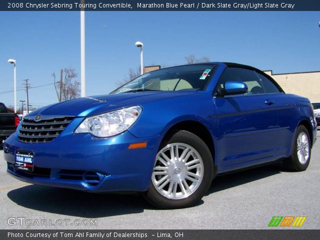 2008 Chrysler Sebring Touring Convertible in Marathon Blue Pearl