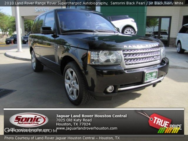 2010 Land Rover Range Rover Supercharged Autobiography in Santorini Black Pearl