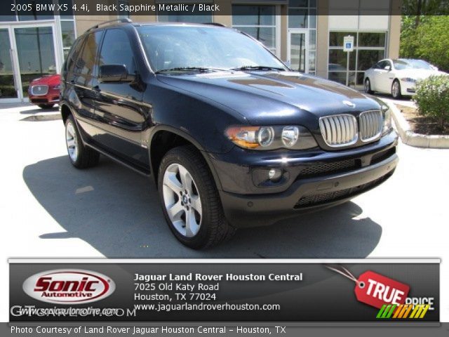 2005 BMW X5 4.4i in Black Sapphire Metallic