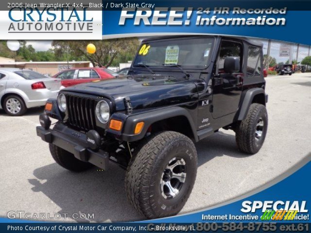 2006 Jeep Wrangler X 4x4 in Black