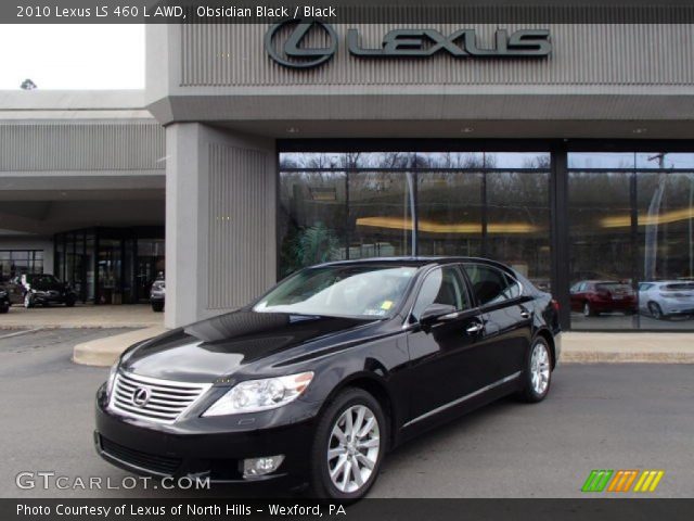 2010 Lexus LS 460 L AWD in Obsidian Black