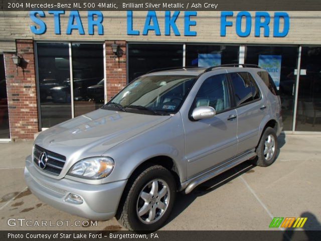 2004 Mercedes-Benz ML 500 4Matic in Brilliant Silver Metallic