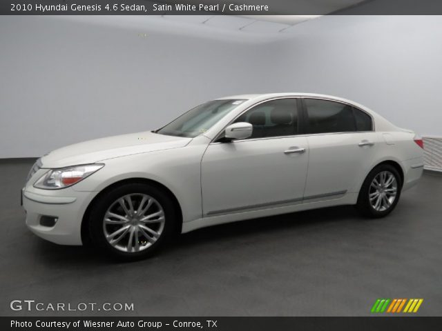 2010 Hyundai Genesis 4.6 Sedan in Satin White Pearl