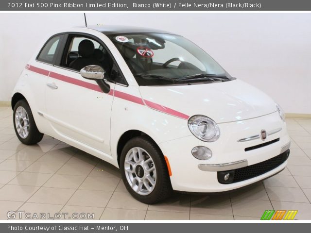 2012 Fiat 500 Pink Ribbon Limited Edition in Bianco (White)