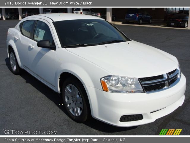 2013 Dodge Avenger SE in New Bright White