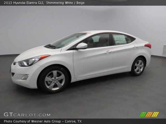 2013 Hyundai Elantra GLS in Shimmering White