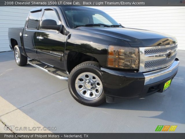2008 Chevrolet Silverado 1500 LT Crew Cab in Black