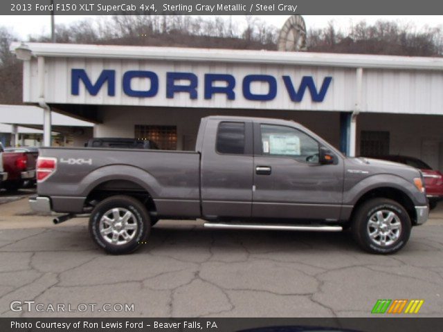 2013 Ford F150 XLT SuperCab 4x4 in Sterling Gray Metallic