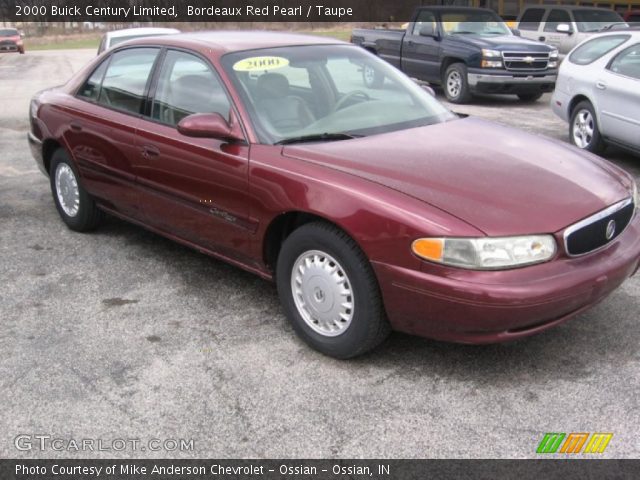 2000 Buick Century Limited in Bordeaux Red Pearl