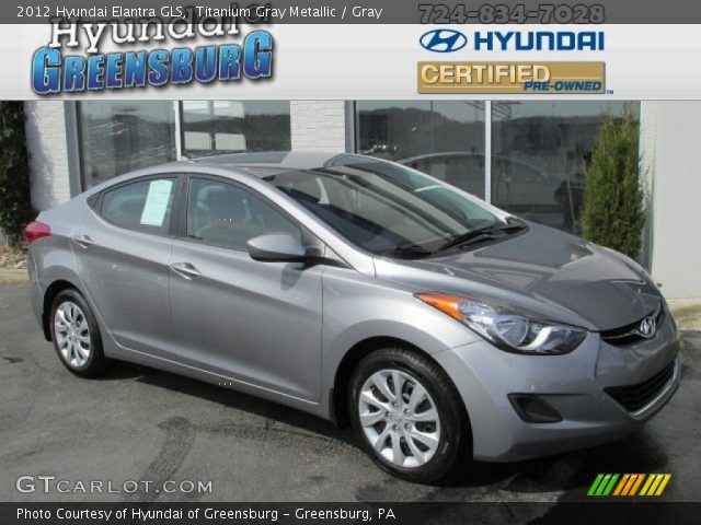 2012 Hyundai Elantra GLS in Titanium Gray Metallic