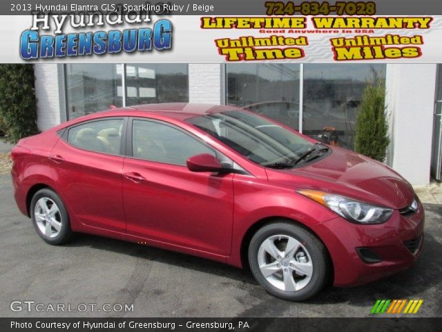 2013 Hyundai Elantra GLS in Sparkling Ruby
