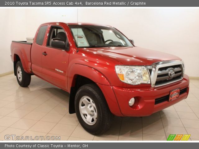 2010 Toyota Tacoma SR5 Access Cab 4x4 in Barcelona Red Metallic