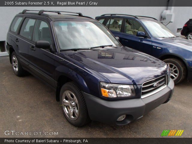 2005 Subaru Forester 2.5 X in Regal Blue Pearl