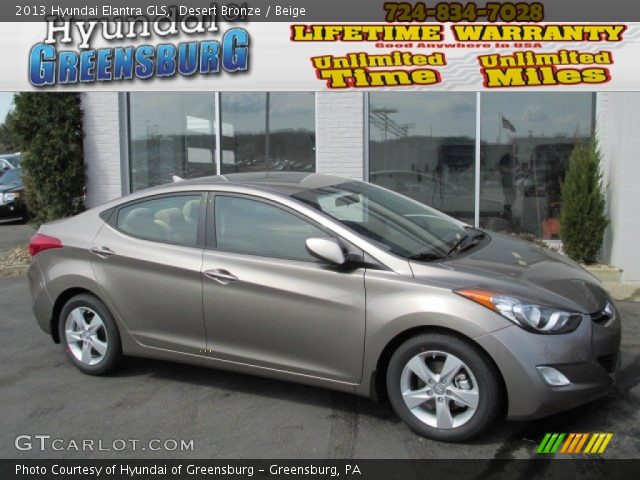 2013 Hyundai Elantra GLS in Desert Bronze
