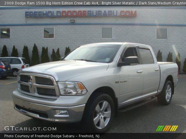 2009 Dodge Ram 1500 Big Horn Edition Crew Cab 4x4 in Bright Silver Metallic