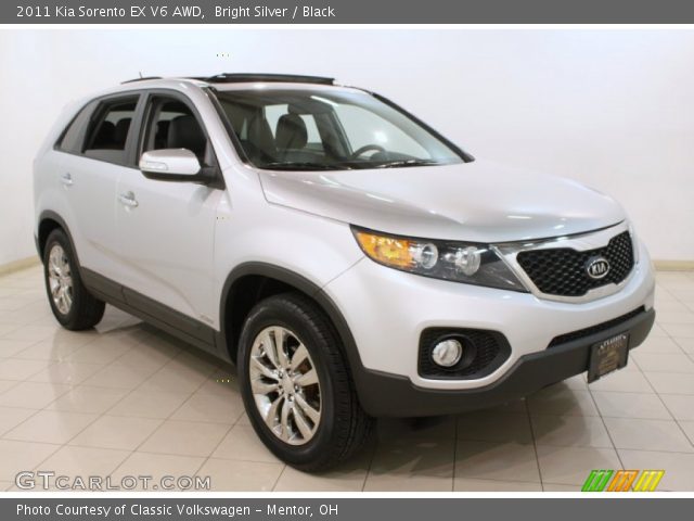 2011 Kia Sorento EX V6 AWD in Bright Silver