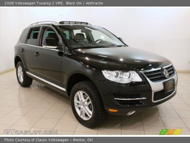 2008 Volkswagen Touareg 2 VR6 in Black Uni