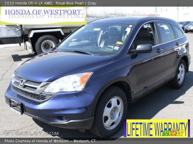 2010 Honda CR-V LX AWD in Royal Blue Pearl