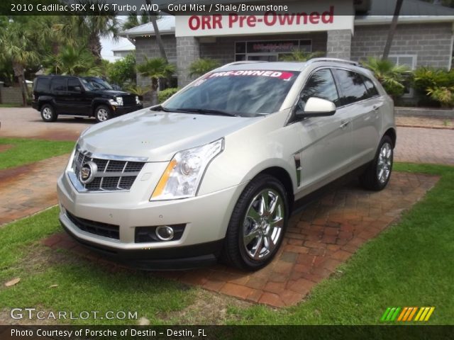 2010 Cadillac SRX 4 V6 Turbo AWD in Gold Mist