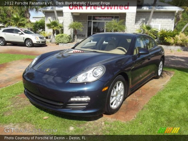 2012 Porsche Panamera V6 in Dark Blue Metallic