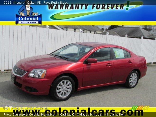 2012 Mitsubishi Galant FE in Rave Red